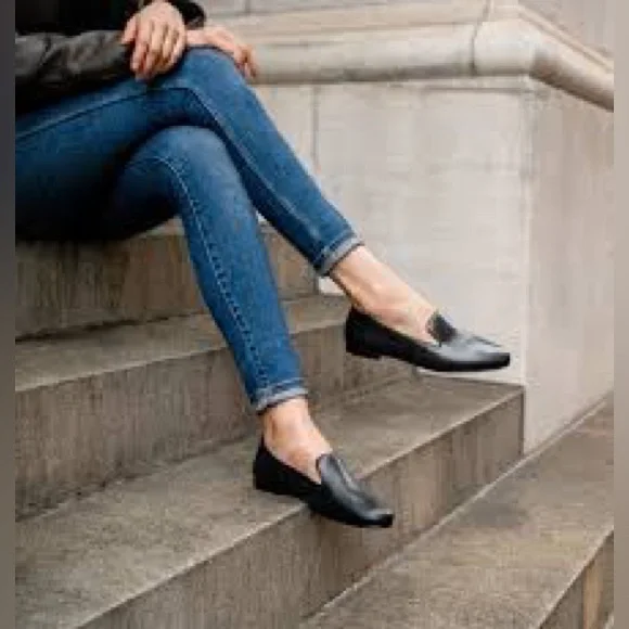 Thursday Boot Company Eden Full Grain Leather Classic Black Slip-on Loafers 6.5 - Picture 13 of 14